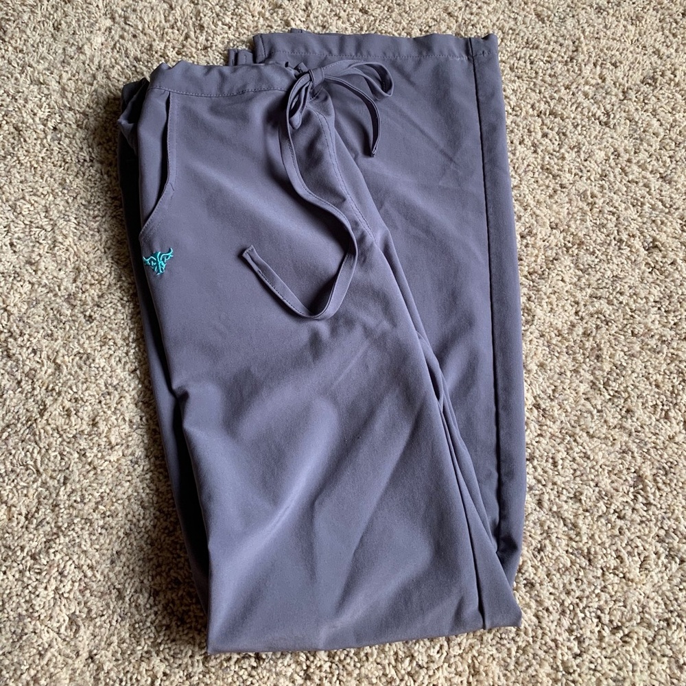 Med Couture Grey Scrub Pants